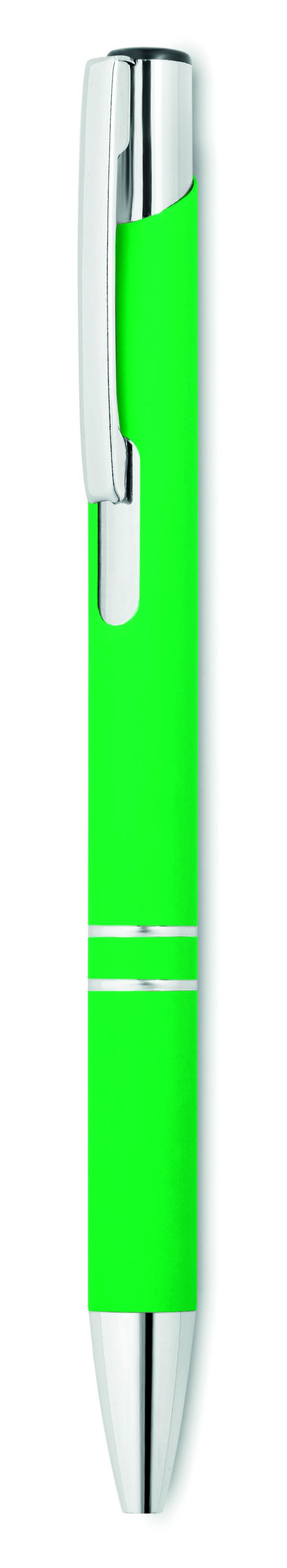 Bolígrafo con acabado caucho