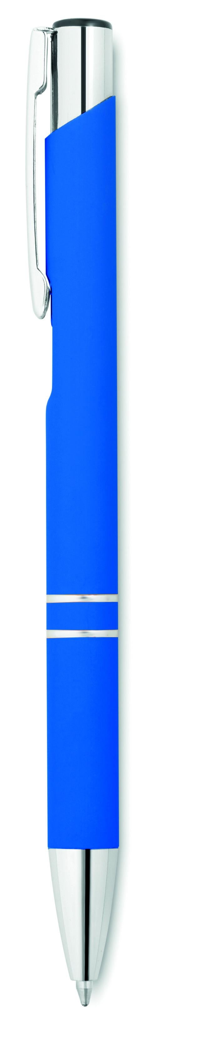 Bolígrafo con acabado caucho