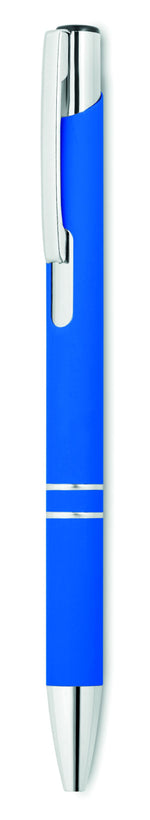 Bolígrafo con acabado caucho