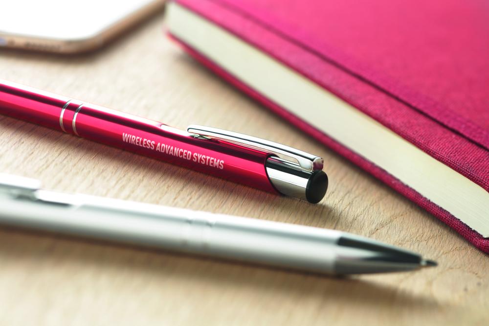 Bolígrafo aluminio reciclado