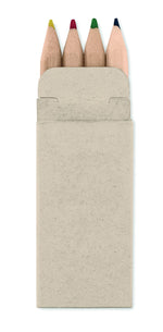 4 lápices de colores