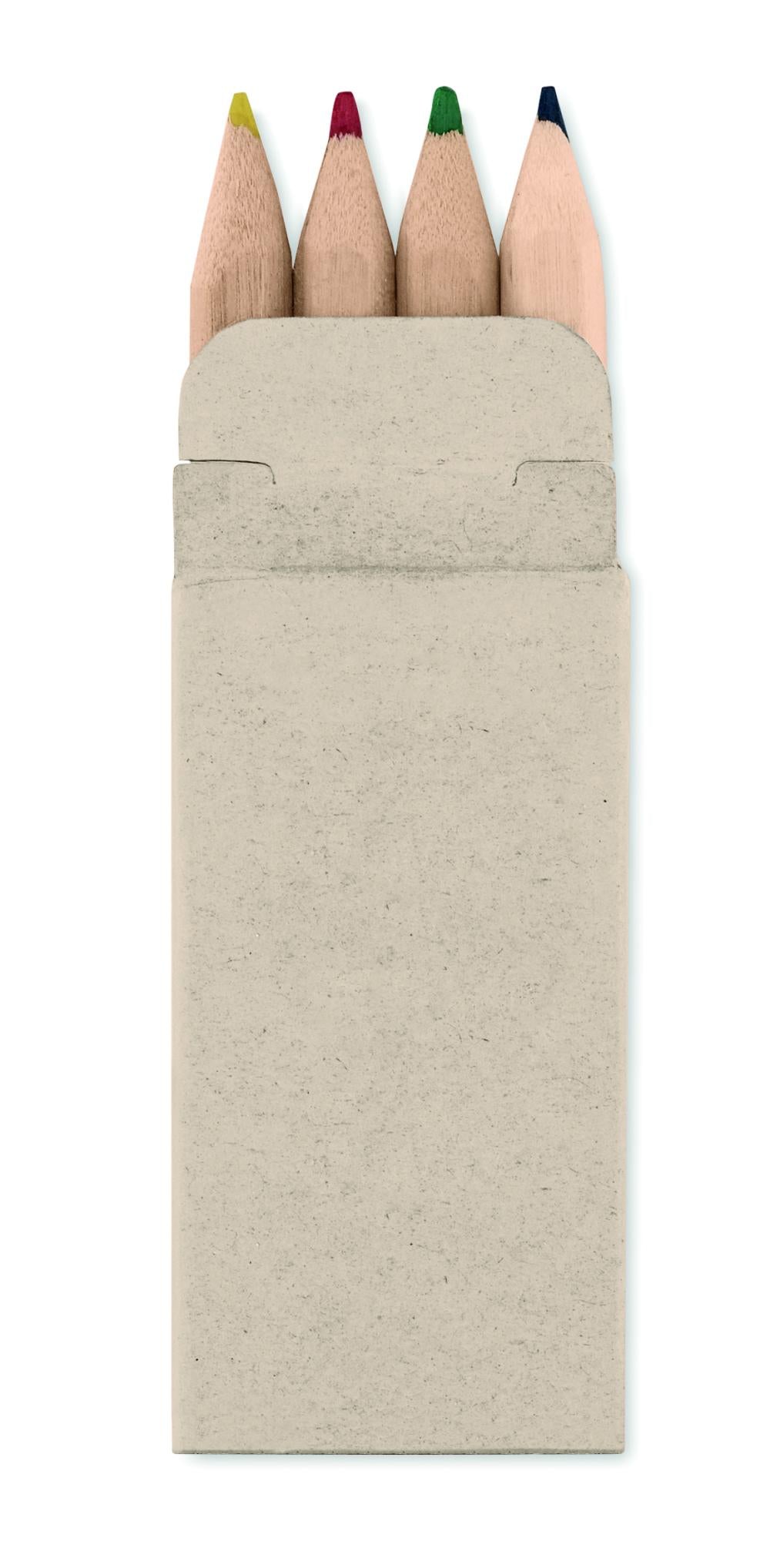 4 lápices de colores