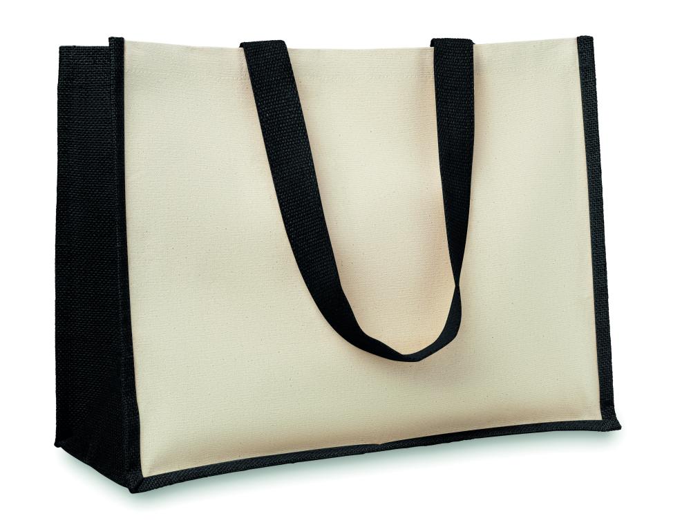 Bolsa de la compra yute y lona