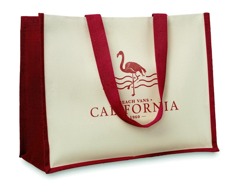 Bolsa de la compra yute y lona