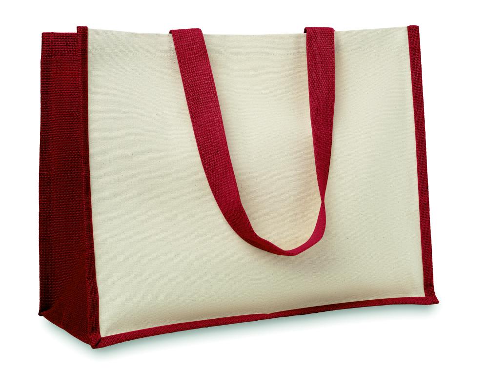 Bolsa de la compra yute y lona