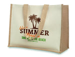 Bolsa de la compra yute y lona
