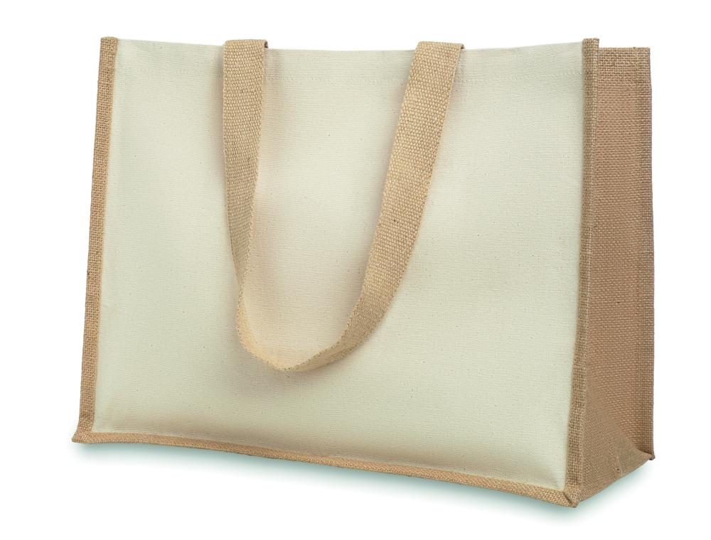 Bolsa de la compra yute y lona
