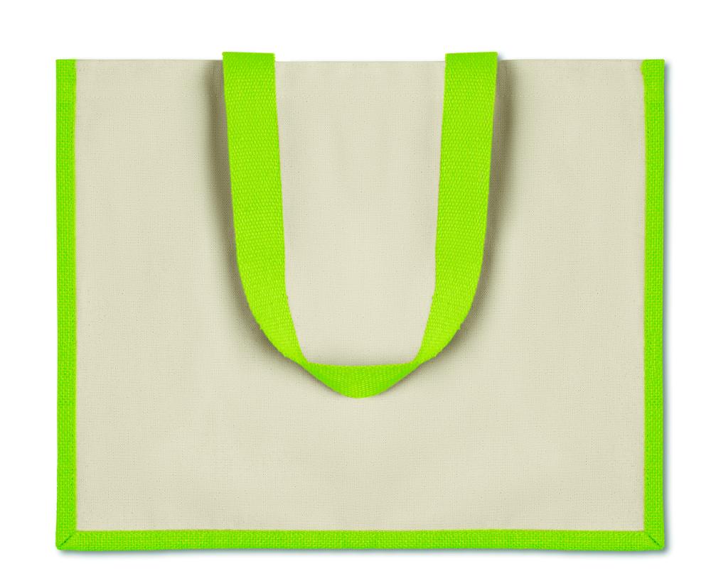Bolsa de la compra yute y lona