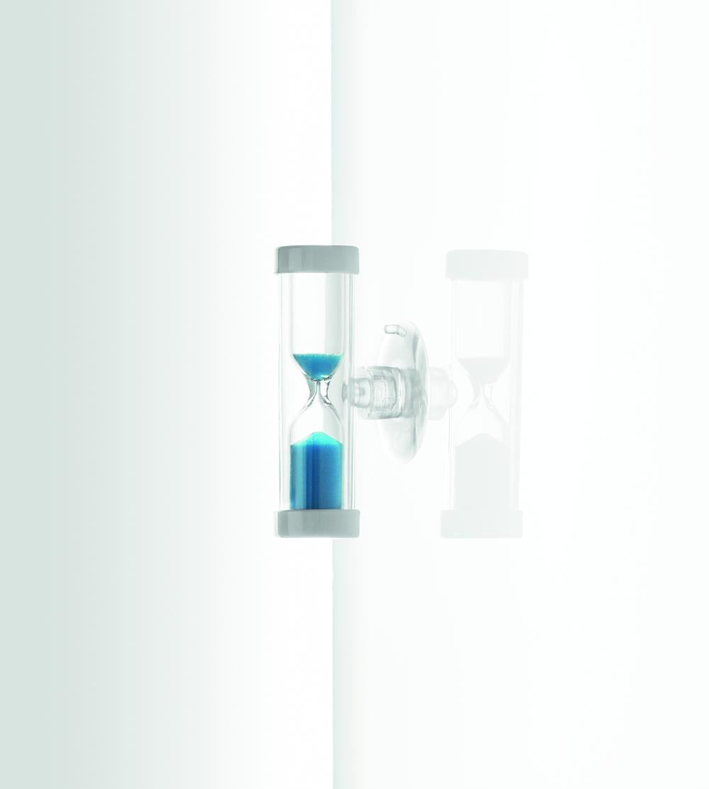 Reloj de arena con ventosa