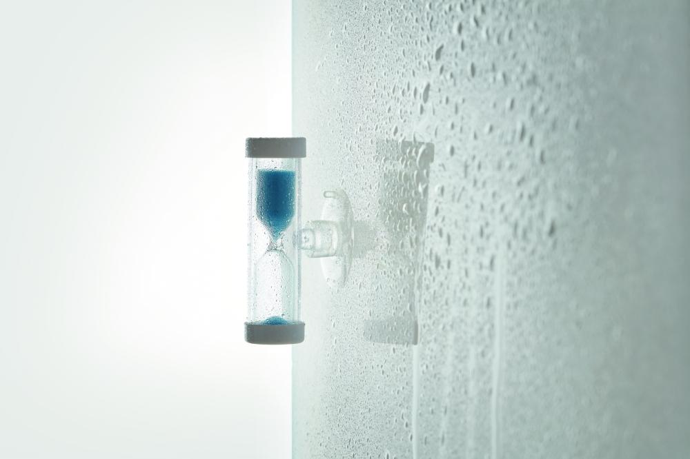 Reloj de arena con ventosa