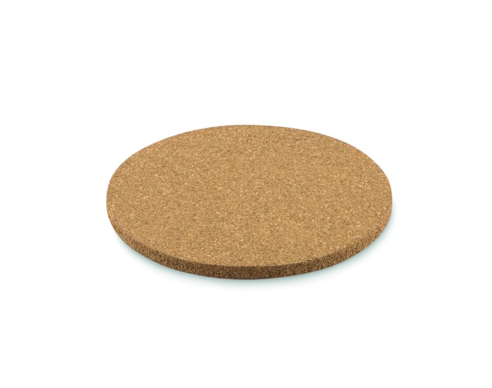 Posavasos de corcho redondo