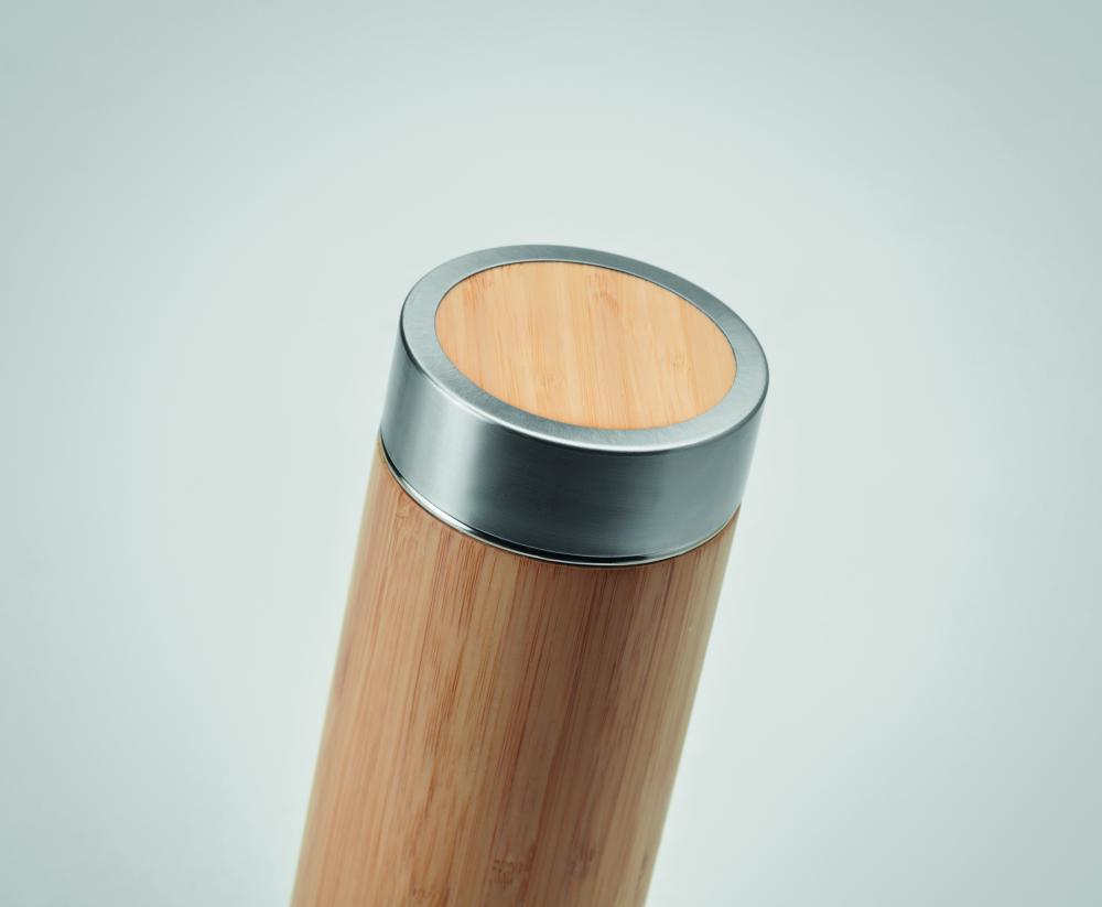 Termo de bambú de doble capa