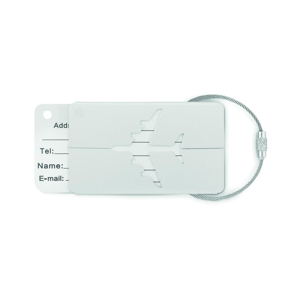 Identificador maleta aluminio