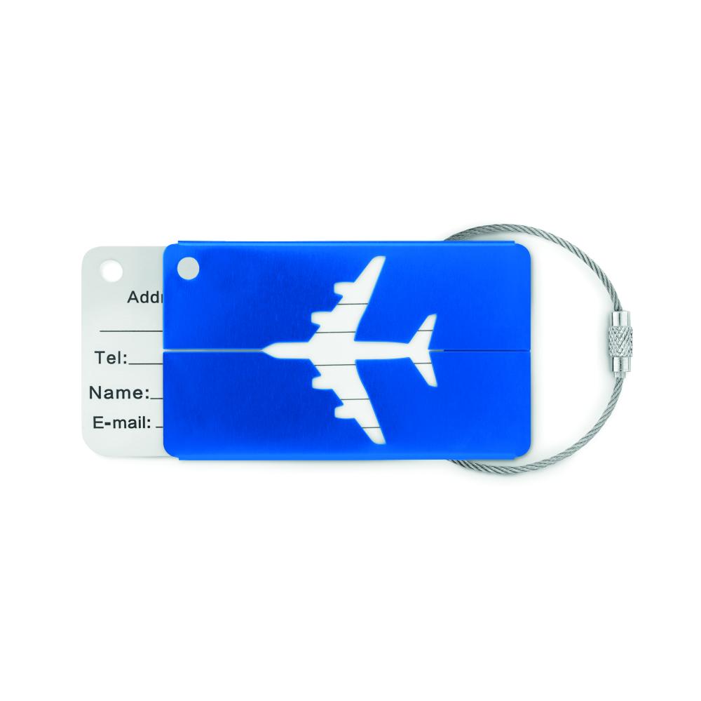 Identificador maleta aluminio
