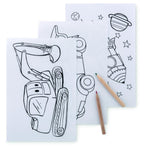 Set de 6 lápices para colorear