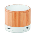 Altavoz bambú inalámbrico