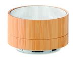 Altavoz inalámbrico bambú
