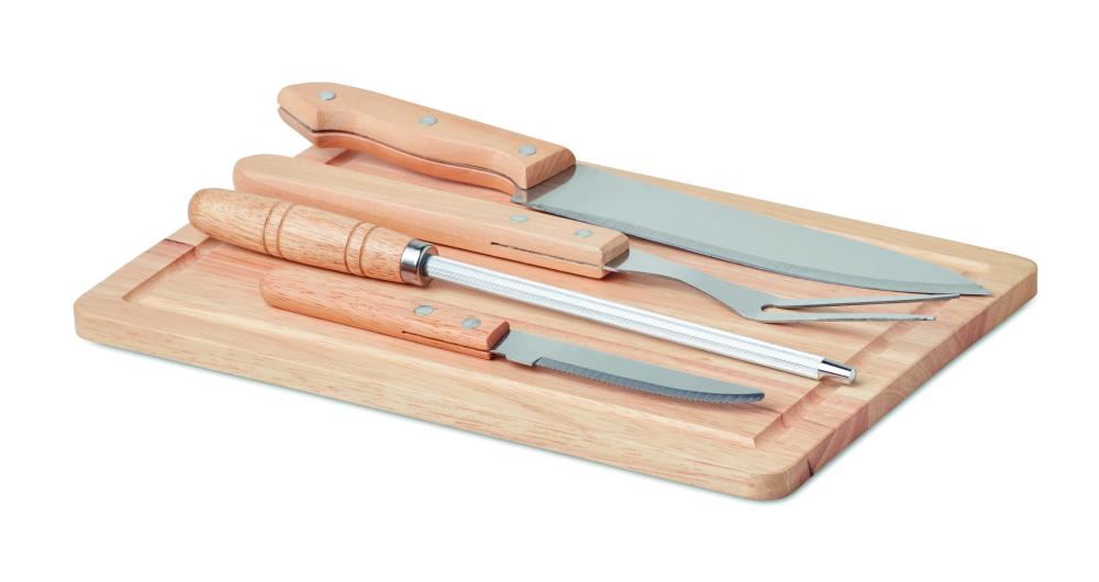 Set 4 accesorios barbacoa