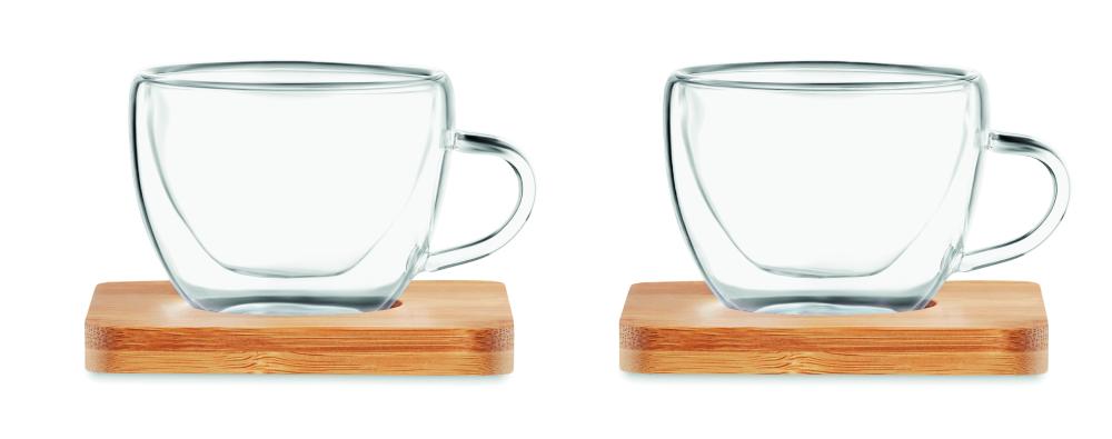Juego de 2 tazas café