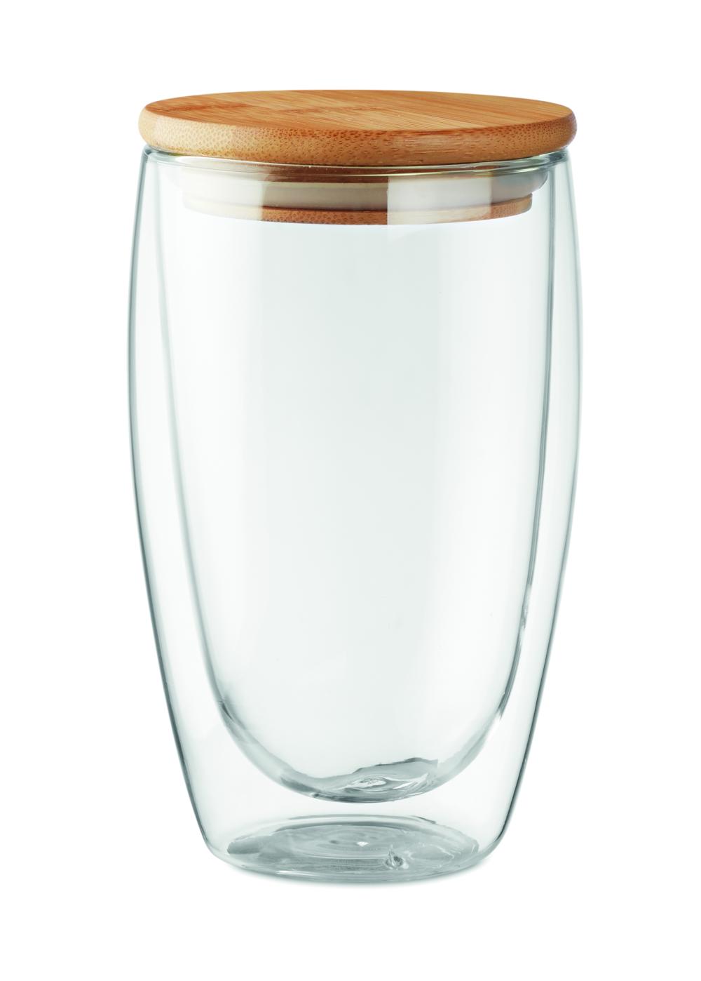 Vaso cristal doble capa 450 ml