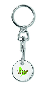 Llavero moneda (EUR) carro