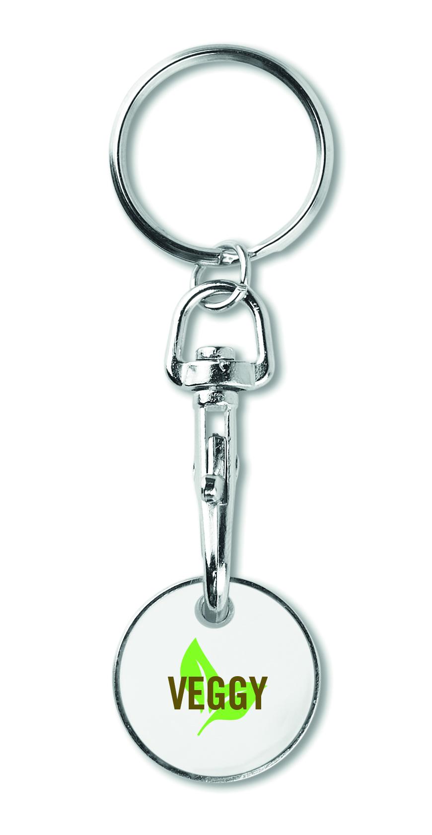 Llavero moneda (EUR) carro