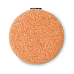 Espejo doble circular corcho