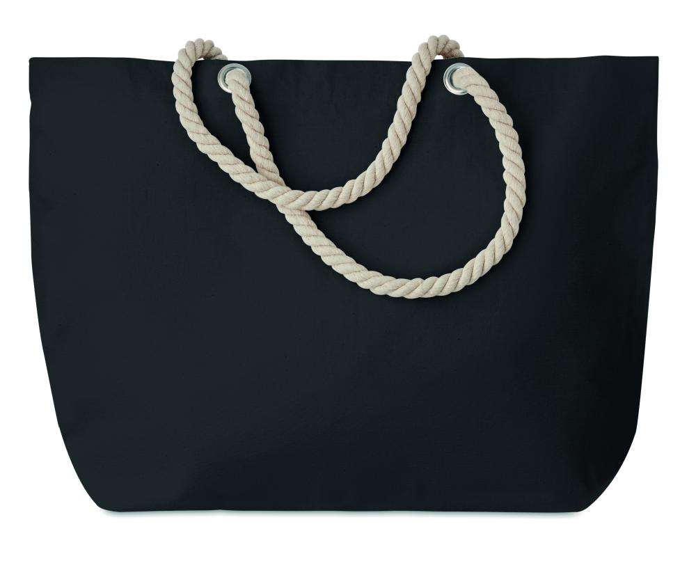 Bolsa playa con asa de cuerda