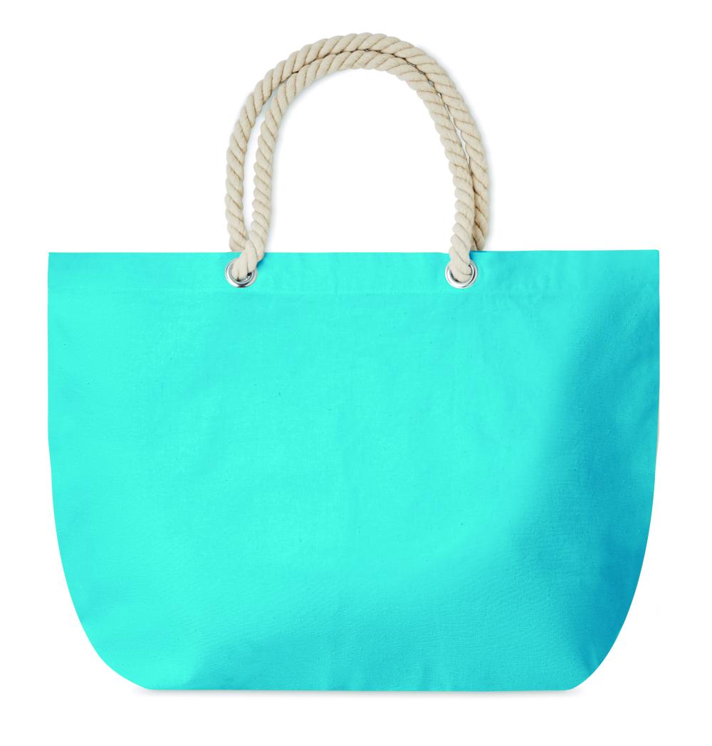 Bolsa playa con asa de cuerda