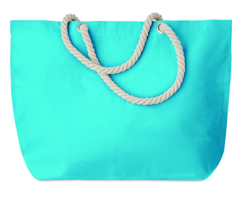 Bolsa playa con asa de cuerda