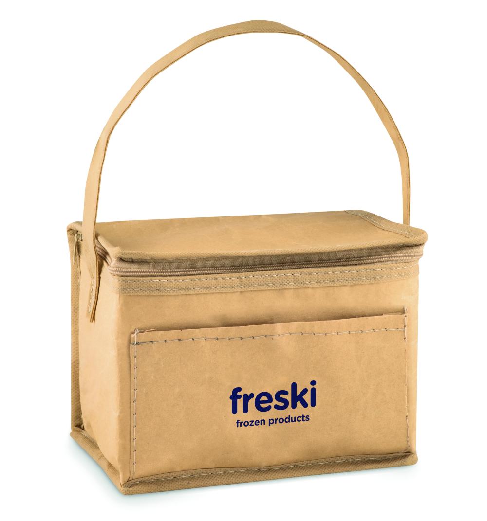 Bolsa nevera kraft 6 latas