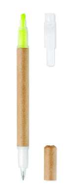 2 en 1 boligrafo y marcador