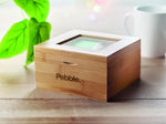 Caja de té de bambú