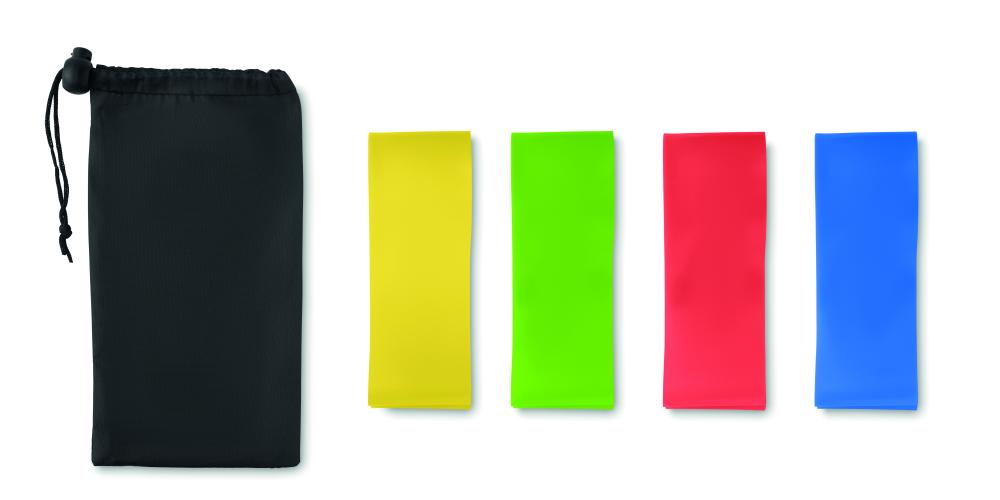 Set de 4 bandas de fitnesss TPE