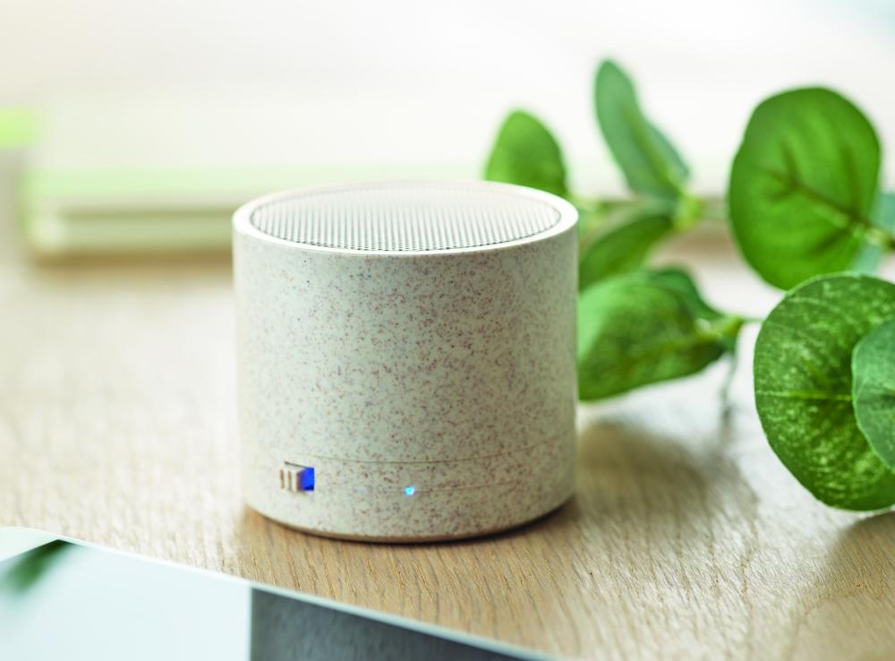Altavoz inalámbrico paja trigo