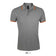 Gris melange/naranja